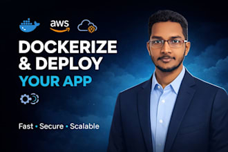 dockerize and deploy your web app to AWS with ci cd pipelines