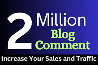 create blog comment backlinks for seo ranking and traffic