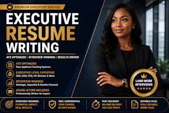 write an executive level resume for career growth and promotions