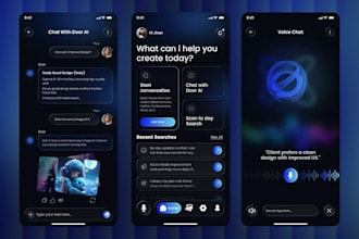 develop ai chatbot app, ai saas app, ai agent app like gemini or chatgpt app