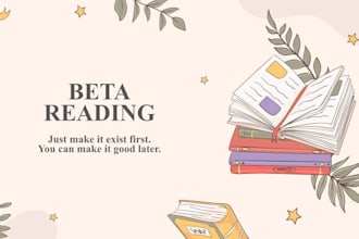 read separate chapters and provide feedback