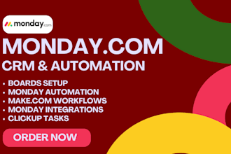 do monday com monday crm automation make com monday dashboard clickup crm expert