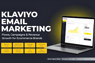 setup klaviyo email design, klaviyo flow, klaviyo newsletter, klaviyo automation