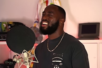 be your male singer for rnb, neo soul, garage and electronic