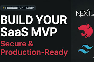 build a custom fullstack saas mvp using nextjs and nestjs