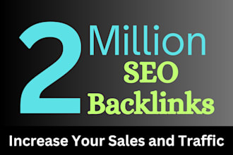 build seo backlinks for website ranking and organic traffic