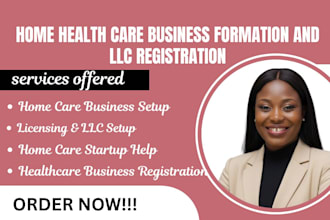 assist homecare agency setup, get license, policy write, and medicaid enrollment