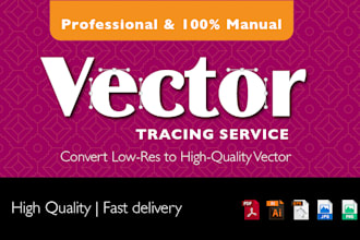 , redraw, or convert your logo to high resolution