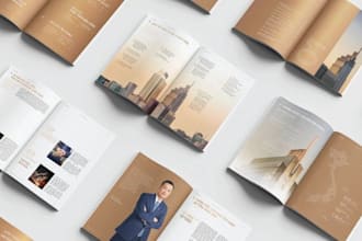 design real estate property investment, investor presentation, packet, booklet