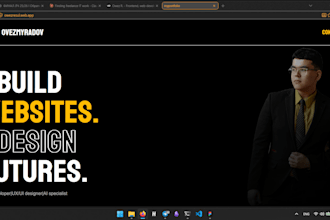 build a web application for you