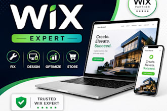 fix wix website redesign wix online store SEO mobile responsive wix audit