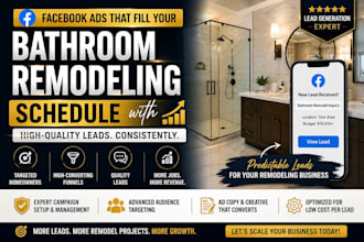generate leads for bathroom remodeling companies using facebook ads
