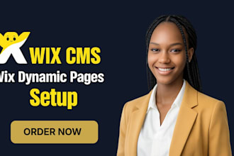 design your wix dynamic content website
