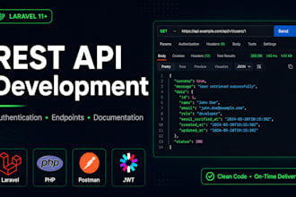 build a laravel rest API with authentication and clean documentation