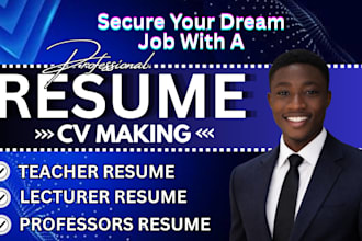 craft an ats teaching and professor resume and cover letter