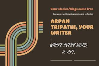 write a blog on any topic for you