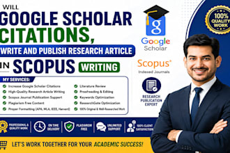 google scholar citations, write and publish research article in scopus writing