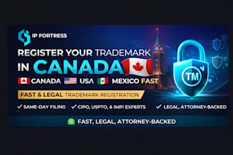 provide trademark registration in USA, canada and mexico