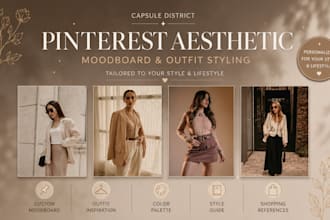 create your dream pinterest aesthetic and outfit moodboard