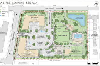 do property map for real estate and create master site plan