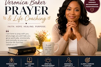 provide prayer coaching and faith based life guidance