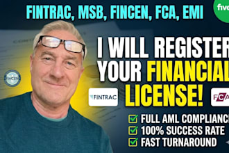 provide fincen msb registration and aml compliance for crypto business