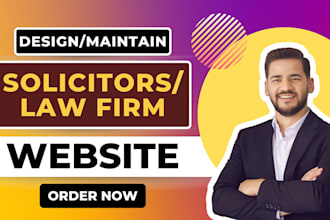design accountant and solicitor website on fathershops with hosting