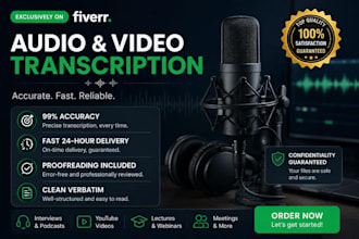 do accurate audio and video transcription