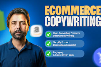 do ecommerce copywriting and services descriptions writing