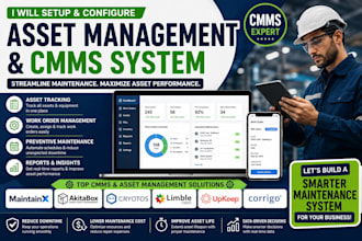 setup asset management  maintainx akitabox cryotos limble upkeep corrigo