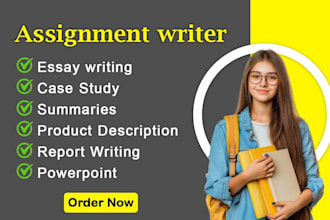 do assignment work of college and university for you