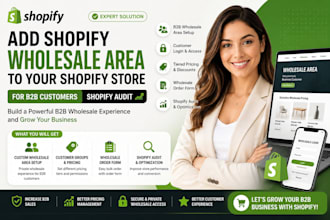 add shopify wholesale area to your shopify store for b2b customers shopify audit