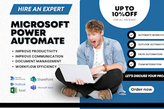 setup microsoft power automate workflow for outlook, excel, teams and sharepoint