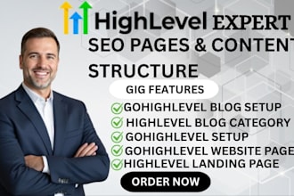 build gohighlevel blog ghl SEO pages highlevel content structure