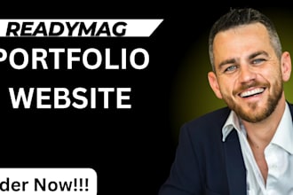 design a modern responsive readymag portfolio website