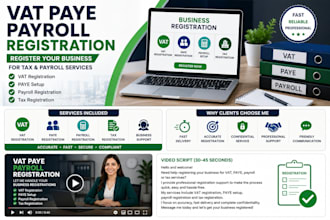 register your business for vat paye payroll and tax services