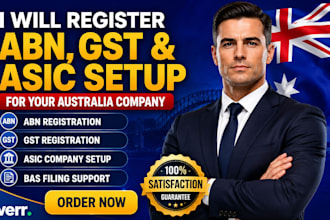 register abn gst and asic setup for your australia company