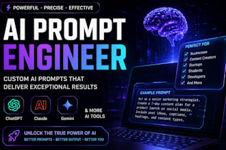 create advanced ai prompts for chatgpt claude and gemini