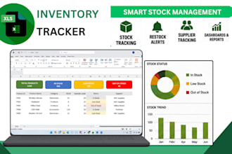 create inventory tracker and stock management spreadsheets in excel