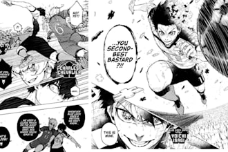 draw sports manga comic pages, dynamic anime seinen action panels, storyboard