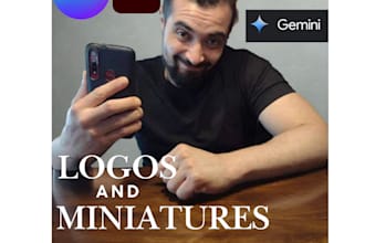 logo editor and miniatures