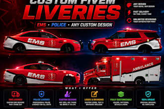 create a custom livery or edit your fivem cars
