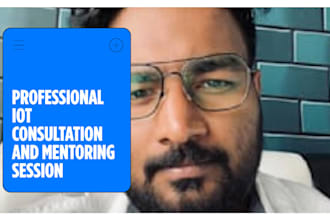 provide iot consultation and embedded systems mentoring via live session