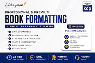 do book formatting KDP paperback typesetting publishing