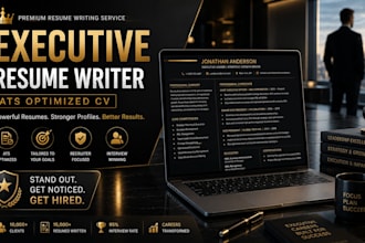 write executive resume ats resume cover letter executive bio linkedin profile