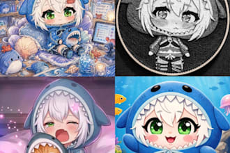 create anime ai art of your character