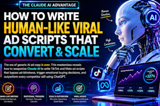 provide a premium claude ai ad script blueprint
