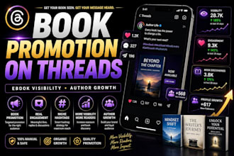 promote your book or ebook on instagram threads