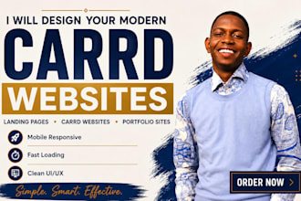 design a high converting carrd landing page or carrd website carrd co site carrd