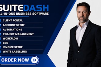 do suitedash crm client portal suite dash workflow automation project management